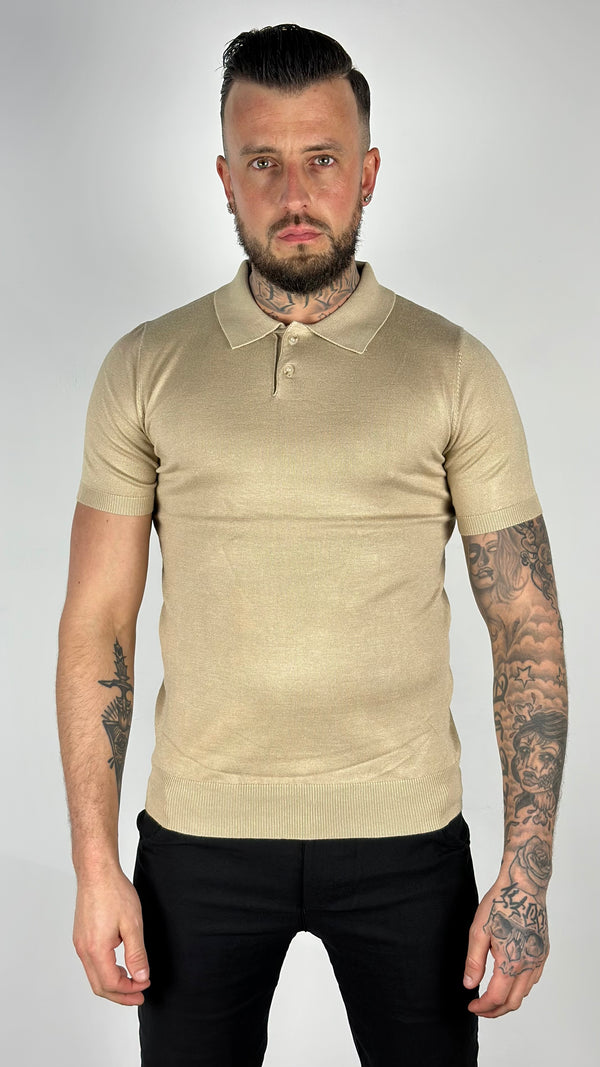 THE AURIER POLO - SUPER STRETCH MET KNOOPSLUITING