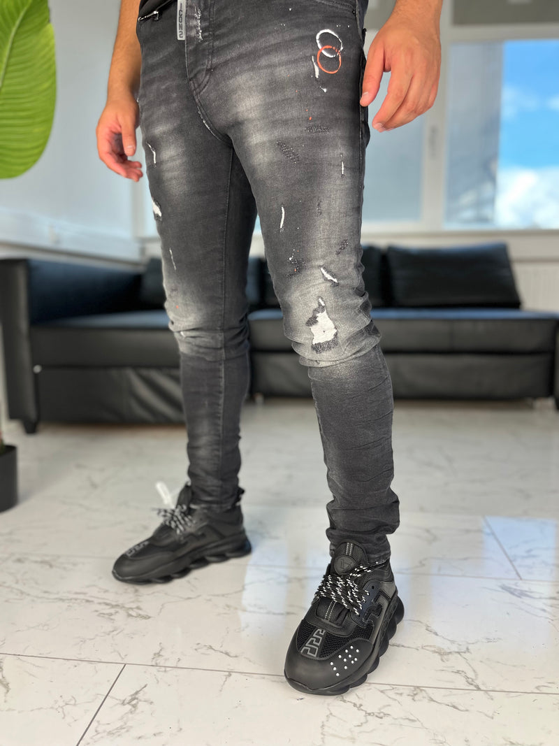 'The Icon Ilix’ Jeans collection Slim Fit Stretch Jeans voor Heren