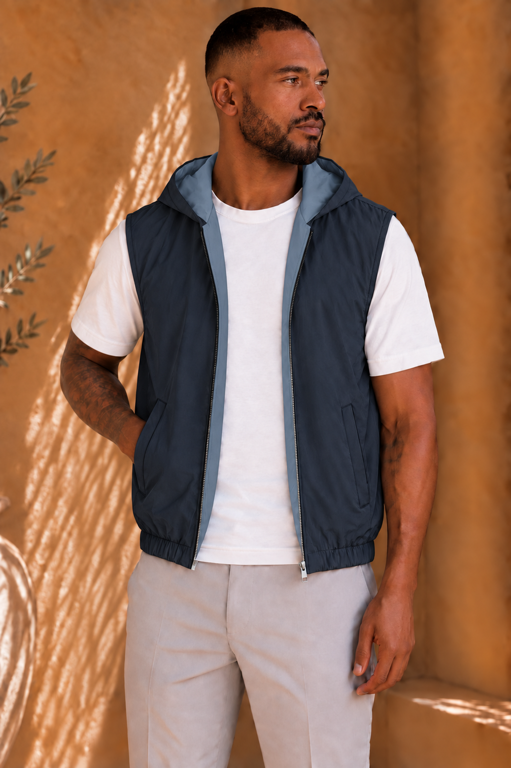 THE LUCIO HOODED GILET