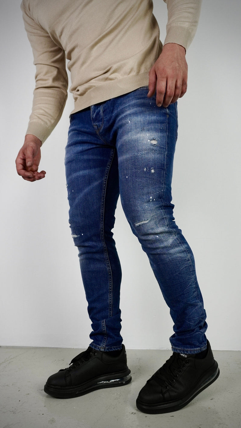 DutchVibes Plus Size Slim Fit Stretch Jeans Voor Heren - Triton