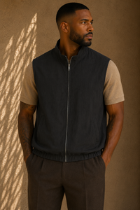 THE LINNEN DUBBELZIJDIG GILET