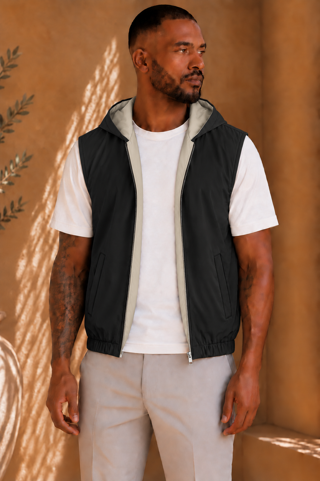 THE LUCIO HOODED GILET