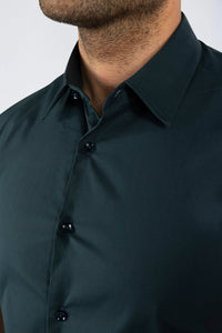 THE IBIZA OVERHEMD - SLIM FIT BLOUSE MET KORTE MOUWEN (8343378166098)