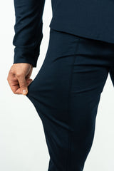 THE AZVA COMBI SET - RONDE KRAAG & STRETCH PANTALON (6879500959827)