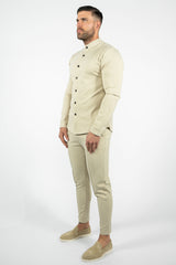 THE AZVA COMBI SET - RONDE KRAAG & STRETCH PANTALON (6879500959827)