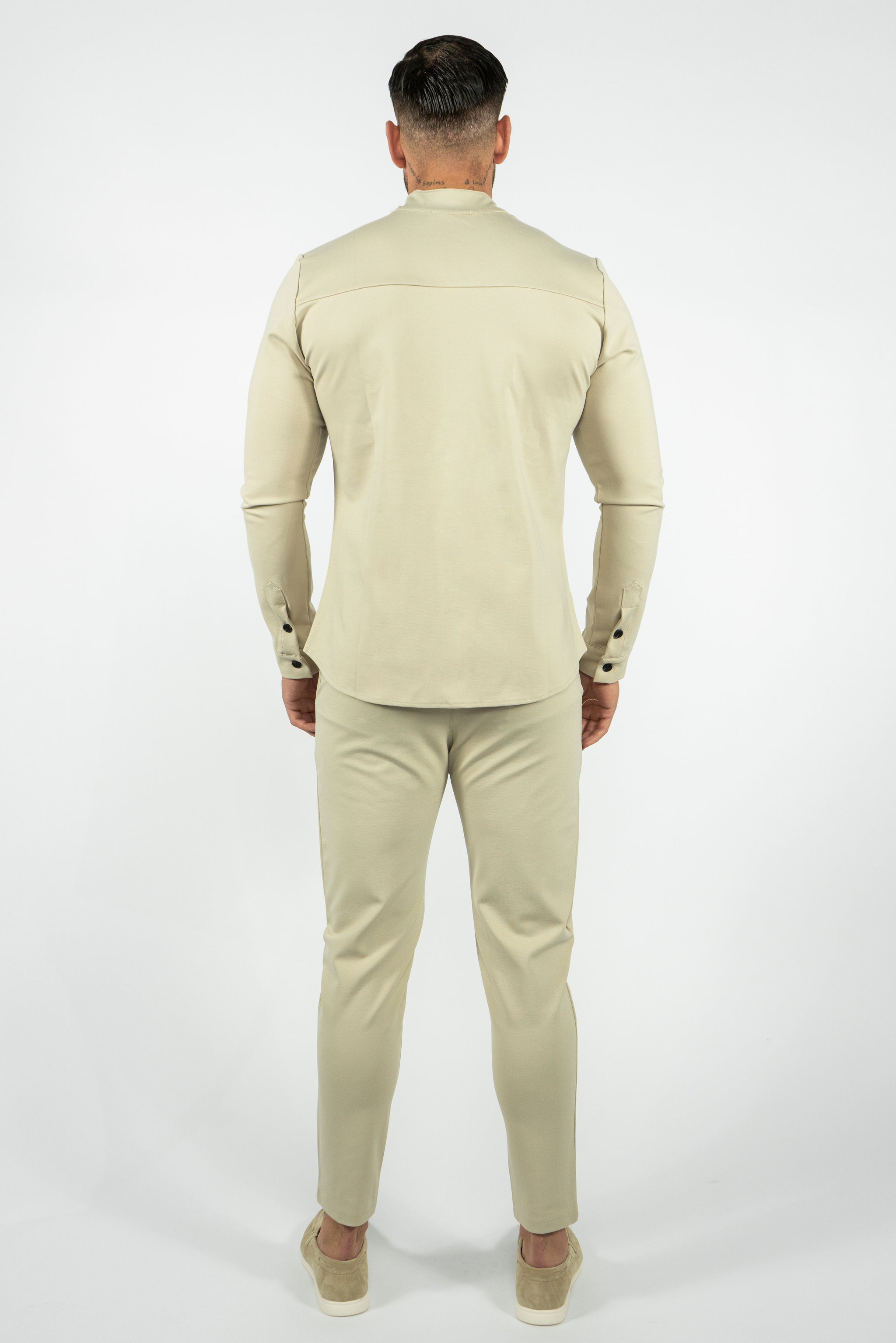 THE AZVA COMBI SET - RONDE KRAAG & STRETCH PANTALON (6879500959827)
