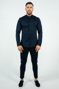 THE AZVA COMBI SET - RONDE KRAAG & STRETCH PANTALON (6879500959827)