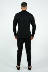 THE AZVA COMBI SET - RONDE KRAAG & STRETCH PANTALON (6879500959827)