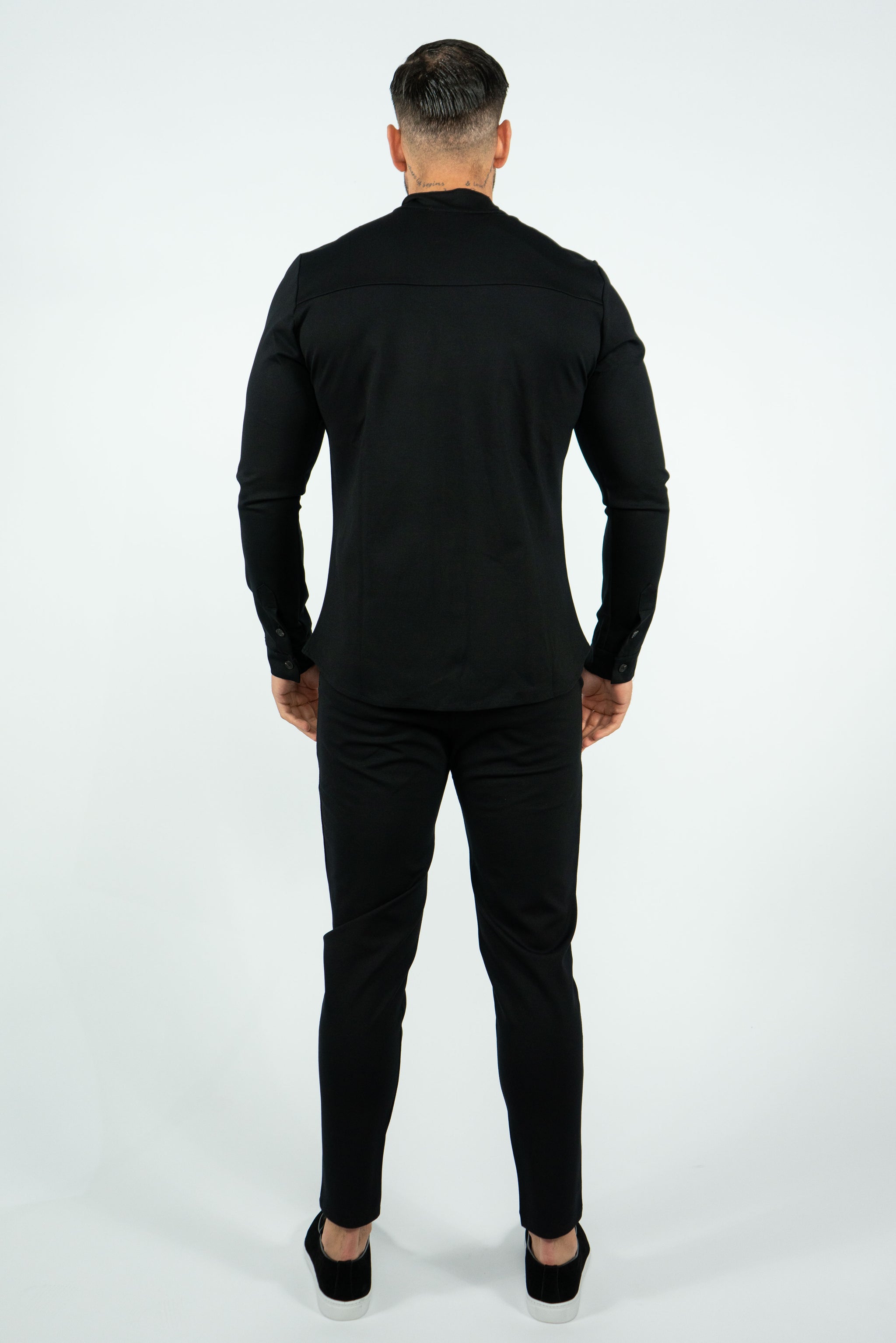 THE AZVA COMBI SET - RONDE KRAAG & STRETCH PANTALON (6879500959827)