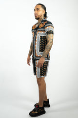 THE MEDELLIN ZOMERSET - EXCLUSIEVE DESIGN OVERHEMD EN KORTE BROEK (8932333781330)