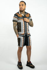 THE MEDELLIN ZOMERSET - EXCLUSIEVE DESIGN OVERHEMD EN KORTE BROEK (8932333781330)