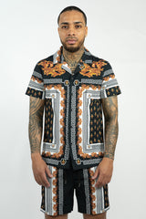 THE MEDELLIN ZOMERSET - EXCLUSIEVE DESIGN OVERHEMD EN KORTE BROEK (8932333781330)