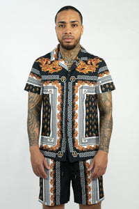 THE MEDELLIN ZOMERSET - EXCLUSIEVE DESIGN OVERHEMD EN KORTE BROEK (8932333781330)