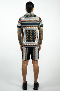 THE MEDELLIN ZOMERSET - EXCLUSIEVE DESIGN OVERHEMD EN KORTE BROEK (8932333781330)