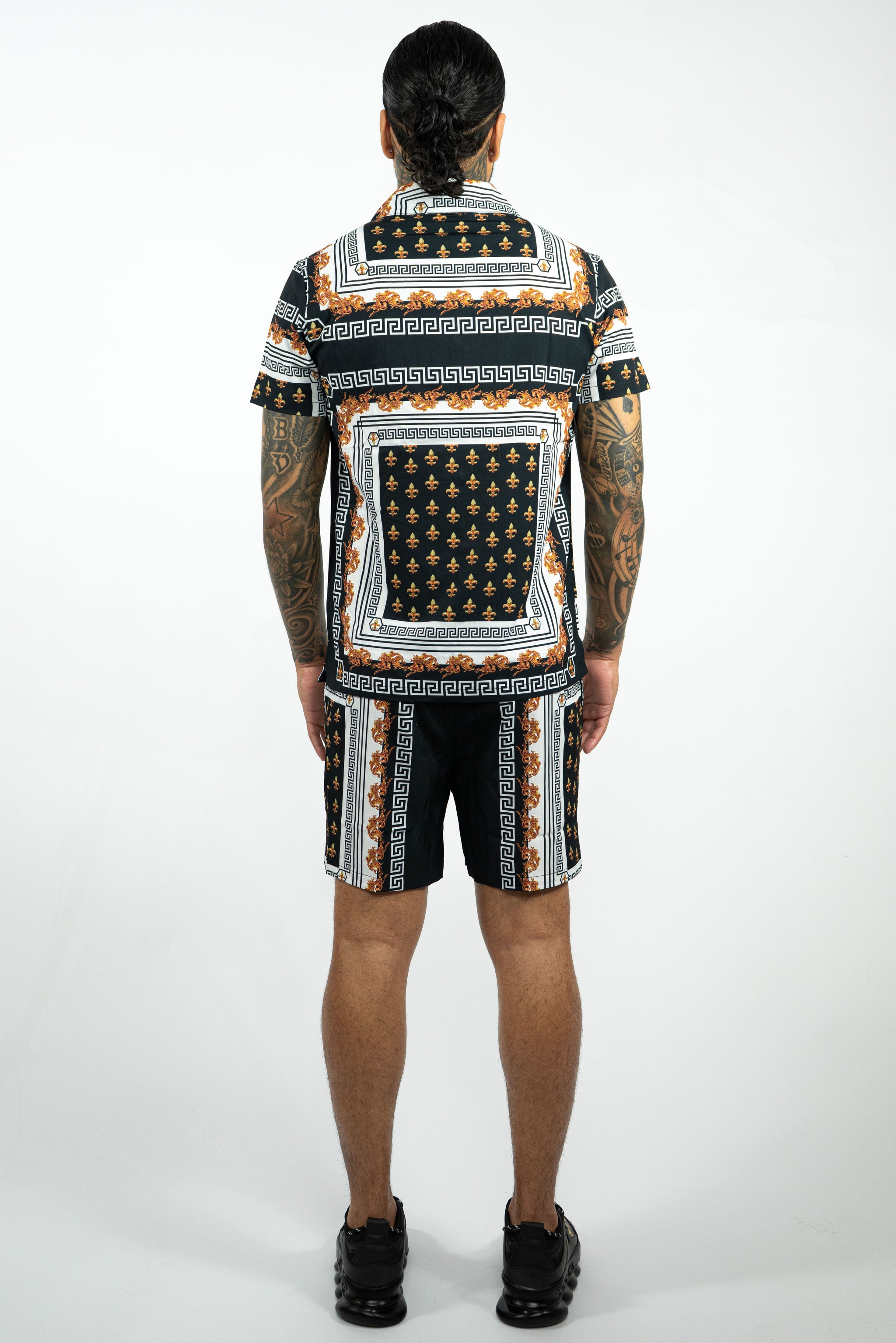 THE MEDELLIN ZOMERSET - EXCLUSIEVE DESIGN OVERHEMD EN KORTE BROEK (8932333781330)