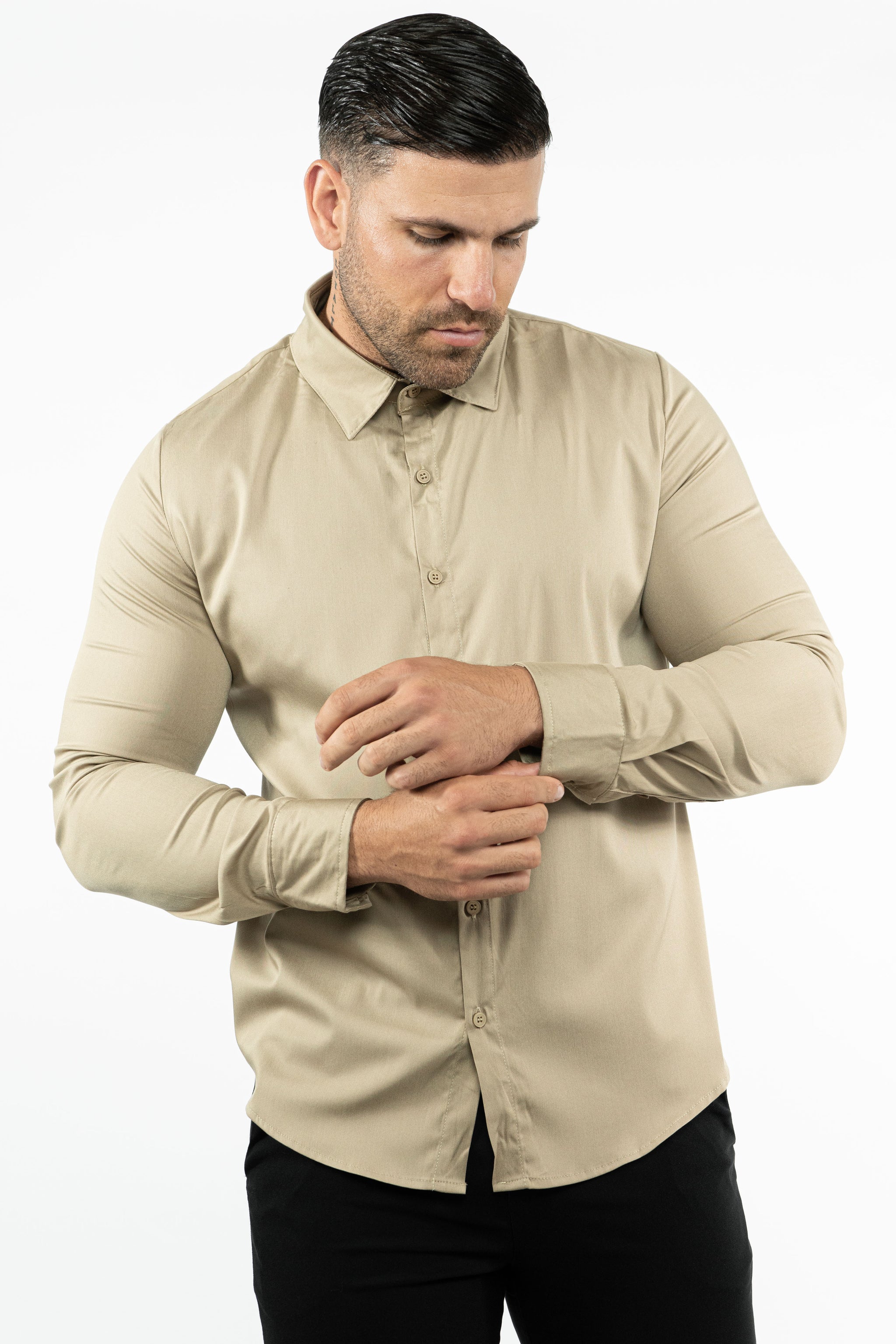 THE VERONA OVERHEMD - SUPER STRETCH (8928116179282)