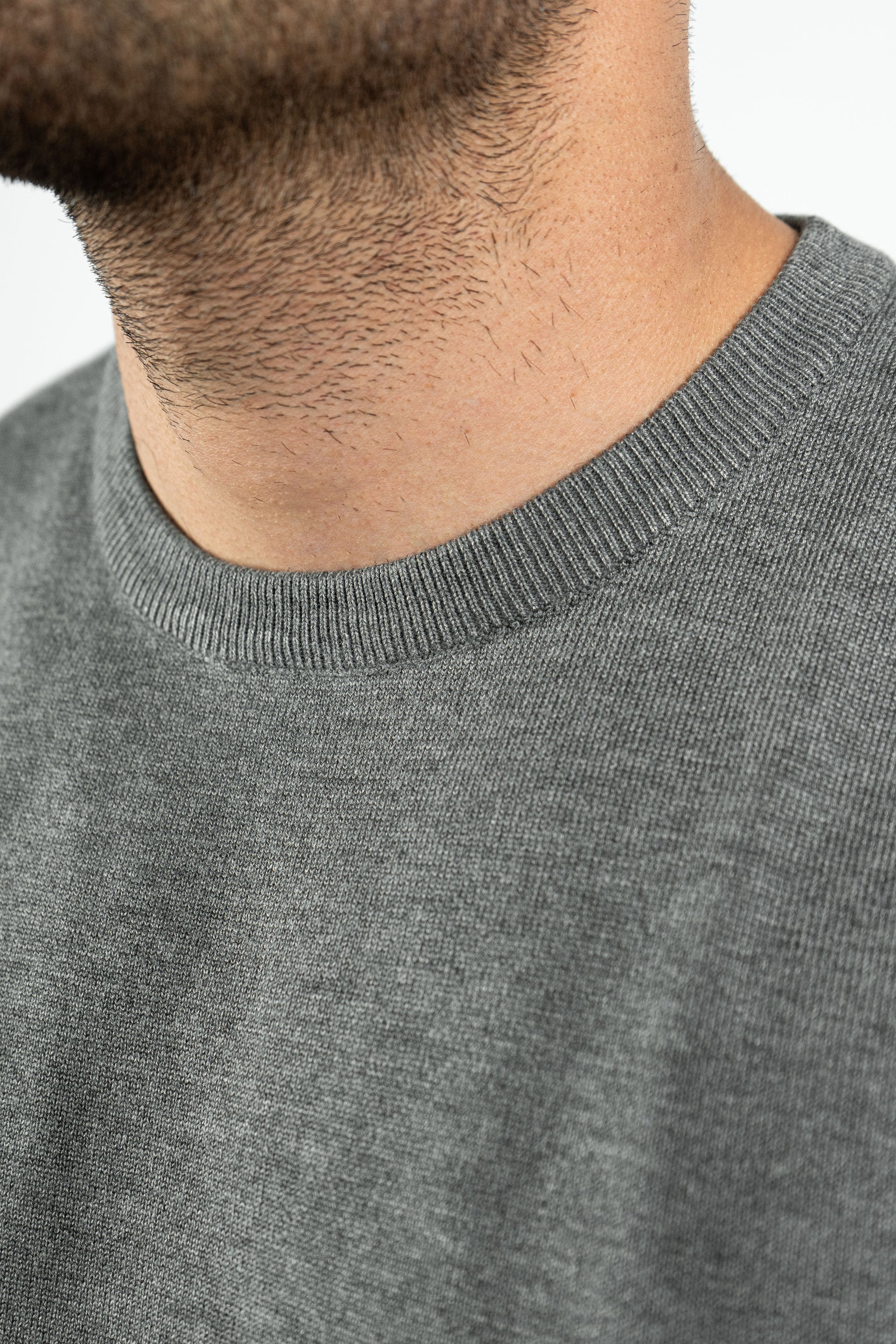 THE LUCA - KNITTED SLIM FIT T SHIRT (8722933612882)