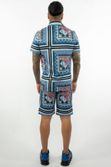 THE EDEN ZOMERSET - MARMEREN DESIGN COMBISET - BLAUW (8953593987410)