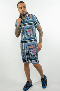 THE EDEN ZOMERSET - MARMEREN DESIGN COMBISET - BLAUW (8953593987410)