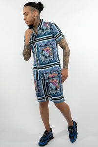 THE EDEN ZOMERSET - MARMEREN DESIGN COMBISET - BLAUW (8953593987410)