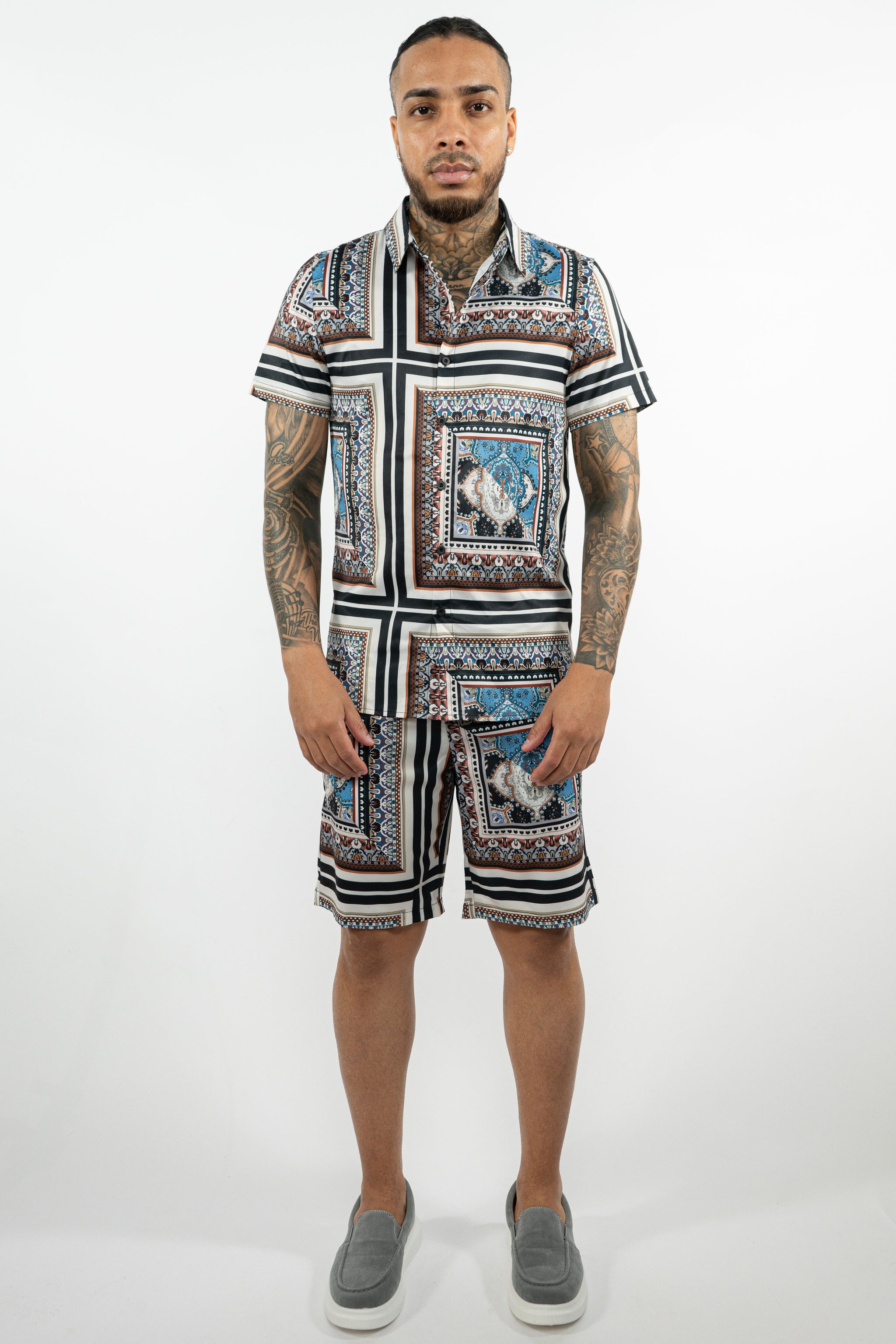 THE EDEN ZOMERSET - MARMEREN DESIGN COMBISET - ZWART (8953601917266)