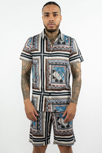 THE EDEN ZOMERSET - MARMEREN DESIGN COMBISET - ZWART (8953601917266)