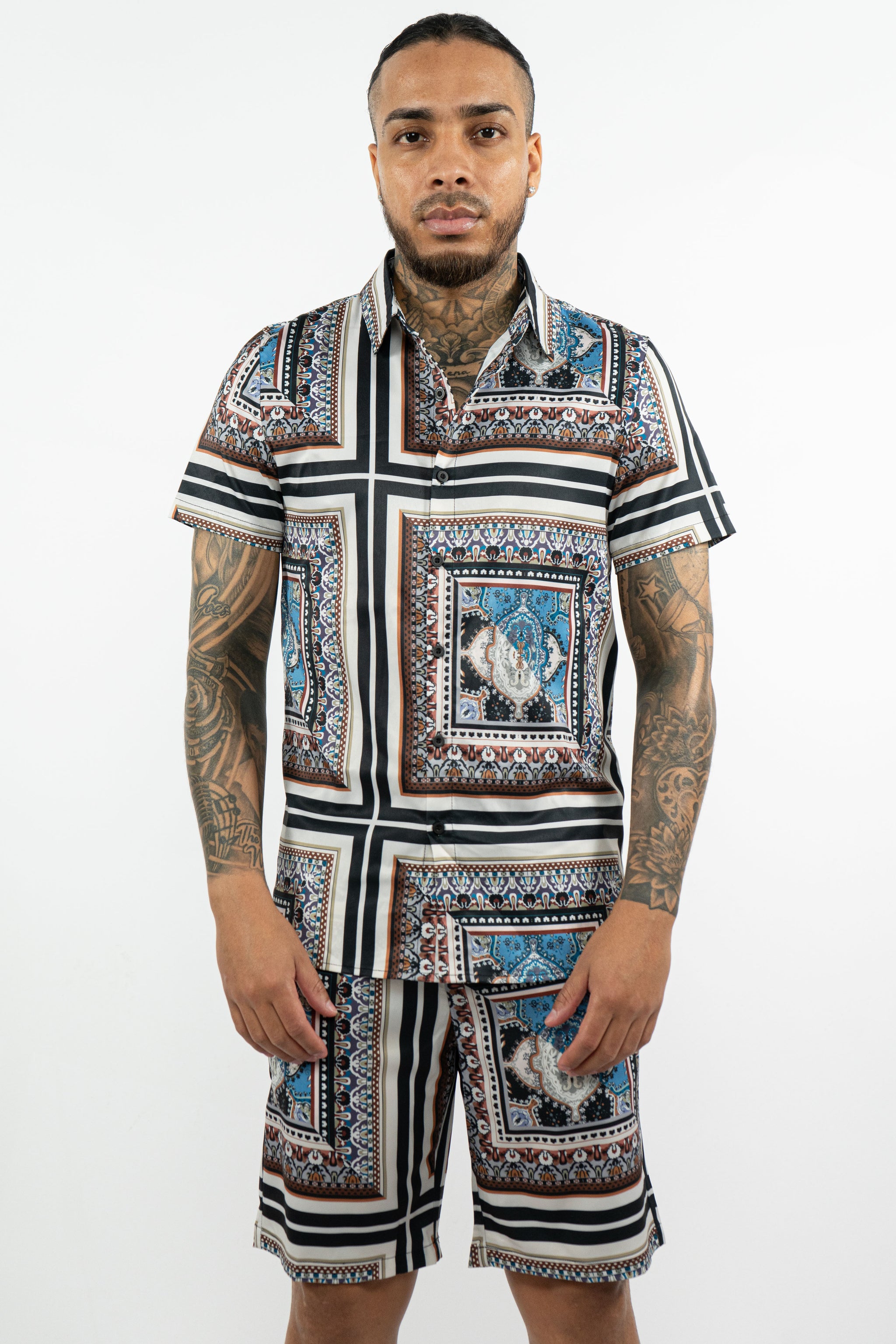 THE EDEN ZOMERSET - MARMEREN DESIGN COMBISET - ZWART (8953601917266)