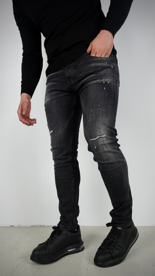 DutchVibes Plus Size 'Saturnus' Slim Fit Stretch Jeans Voor Heren