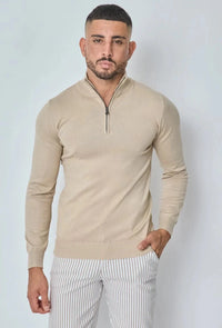 THE BARON ZIPPED TURTLENECK