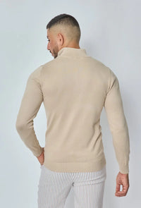 THE BARON ZIPPED TURTLENECK