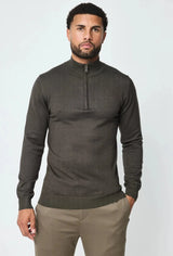 THE BARON ZIPPED TURTLENECK