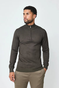 THE BARON ZIPPED TURTLENECK