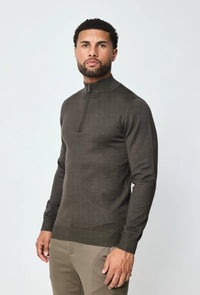 THE BARON ZIPPED TURTLENECK
