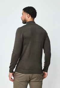 THE BARON ZIPPED TURTLENECK