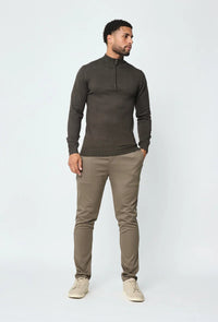THE BARON ZIPPED TURTLENECK