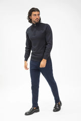 THE BARON ZIPPED TURTLENECK