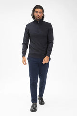 THE BARON ZIPPED TURTLENECK