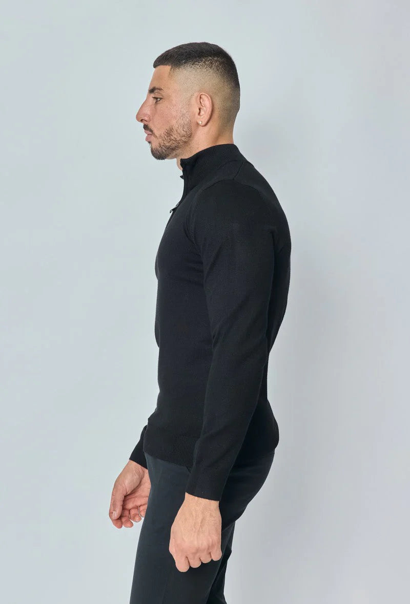 THE BARON ZIPPED TURTLENECK