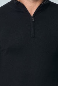 THE BARON ZIPPED TURTLENECK
