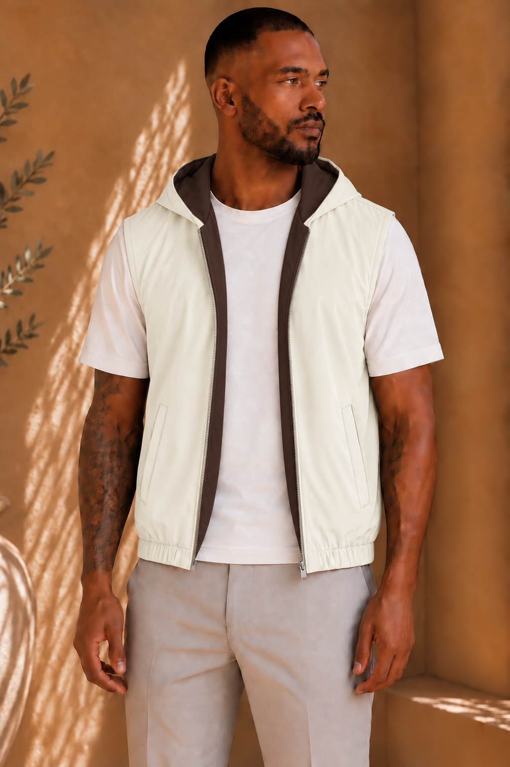 THE LUCIO HOODED GILET