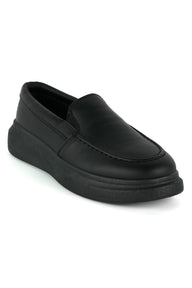 THE LEEDS LEREN INSTAPPERS - MET ZACHTE VOETKUSSEN EN HOGE ZOOL - Herenkleding Vibes Fashion (8688663036242)