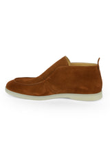 THE ARONA INSTAPPERS - SUEDE MID MET ZACHTE VOETZOOL EN KUSSEN (6879555321939)