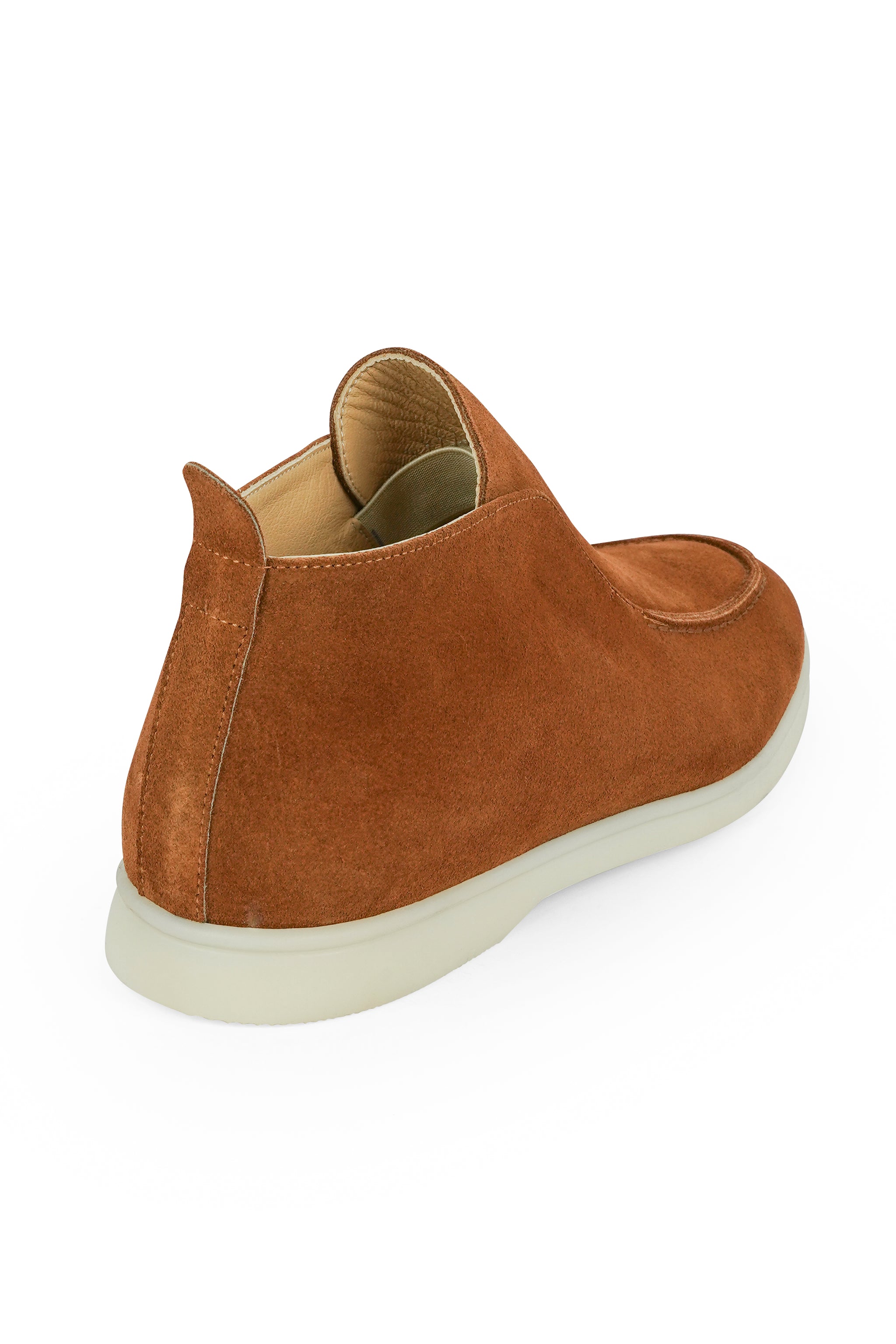 THE ARONA INSTAPPERS - SUEDE MID MET ZACHTE VOETZOOL EN KUSSEN (6879555321939)