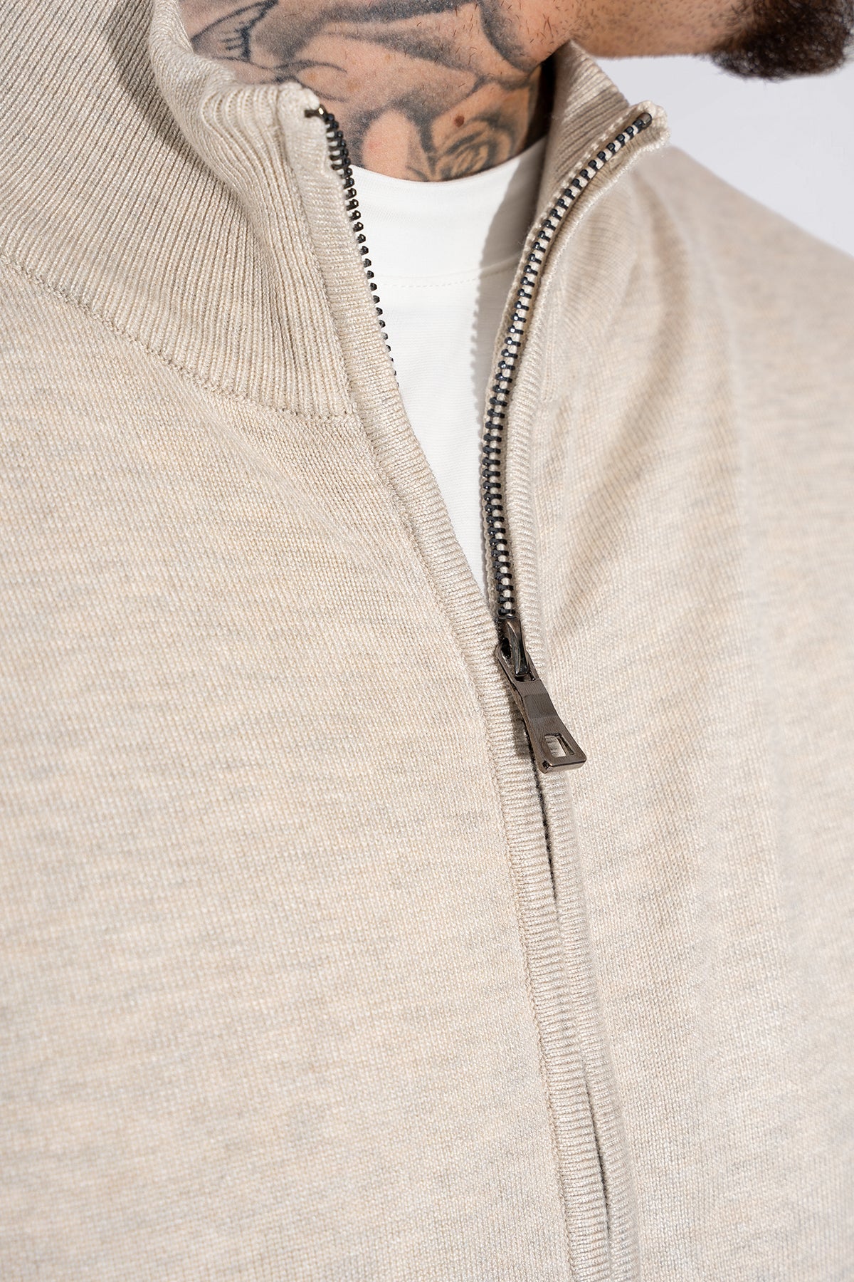 THE BELFORT FULL ZIP SWEATER