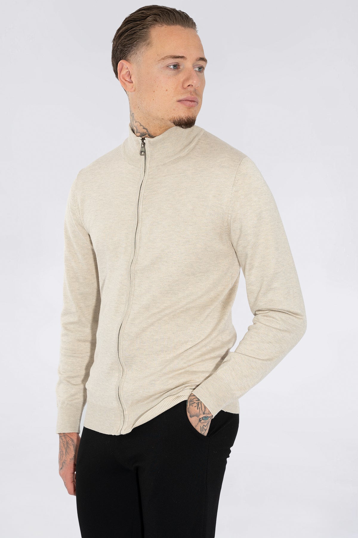 THE BELFORT FULL ZIP SWEATER