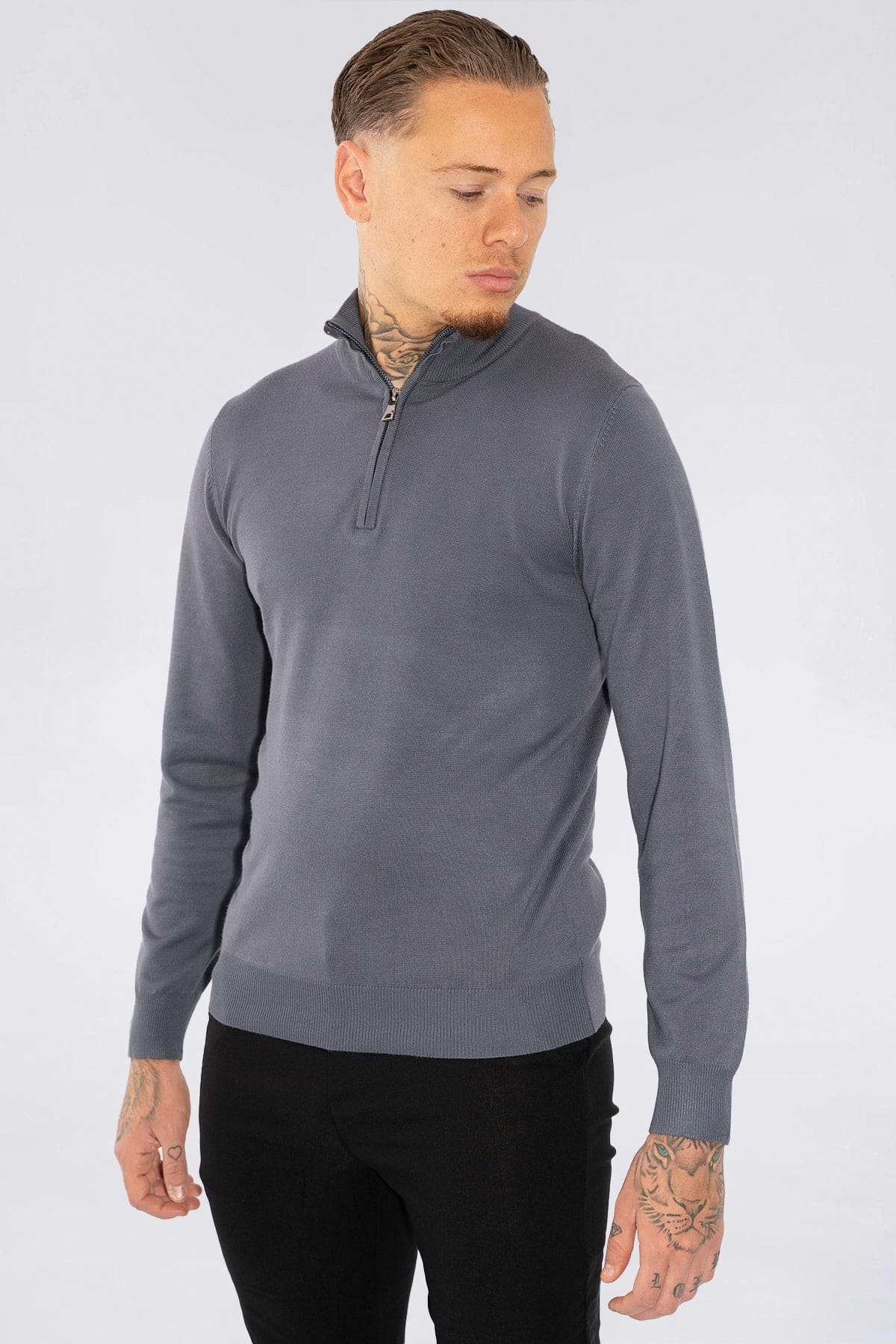 THE BARON ZIPPED TURTLENECK