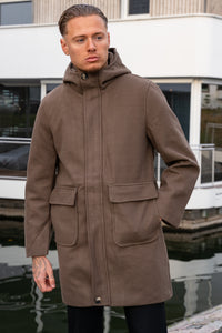 THE CHELSEA HOODED OVERCOAT