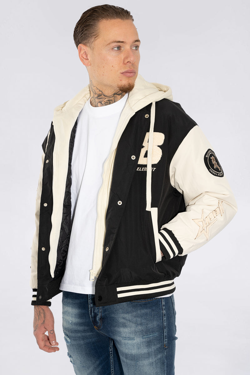 THE RELLFAST HOODED BASEBALL JACKET