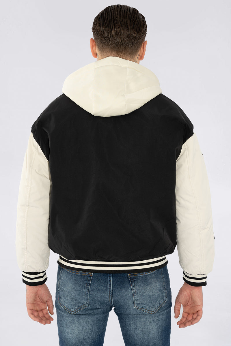 THE RELLFAST HOODED BASEBALL JACKET