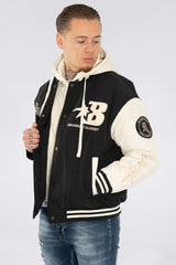 THE RELLFAST HOODED BASEBALL JACKET